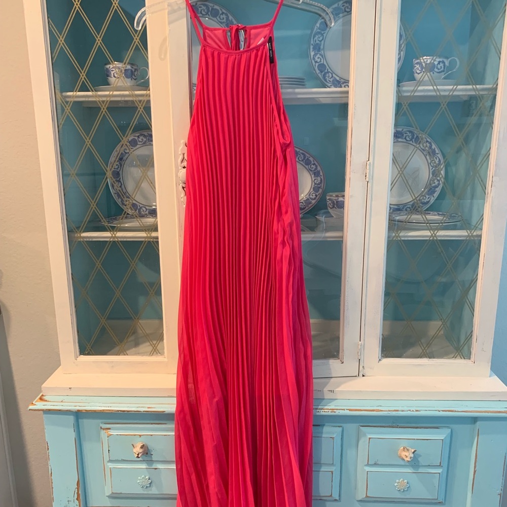 Hot pink maki dress